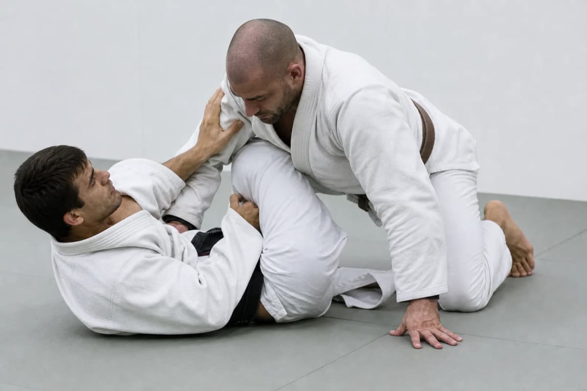 Half guard retention basics for white and blue belts