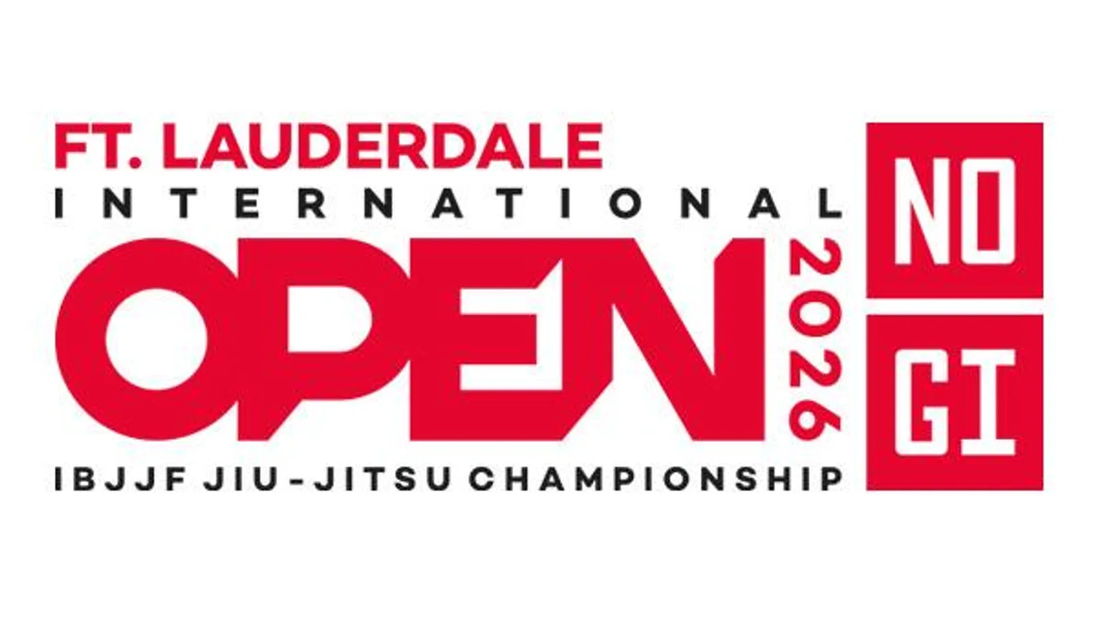 Fort Lauderdale International Open IBJJF Jiu-Jitsu No-Gi Championship 2026